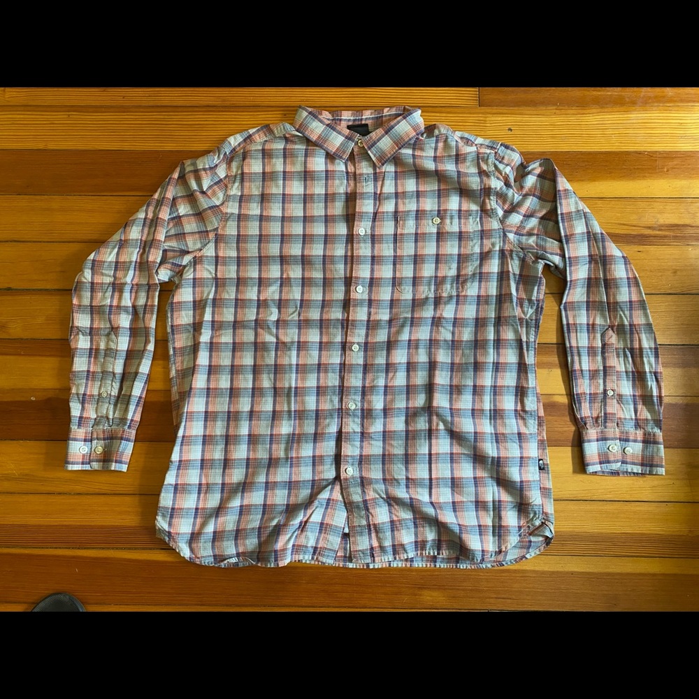 The North Face Mens, Long Sleeve, Button Down Shirt - XL - Plaid